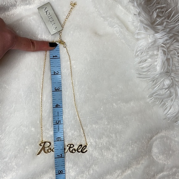 Gold “Rock’nRoll” Necklace - Picture 4 of 9